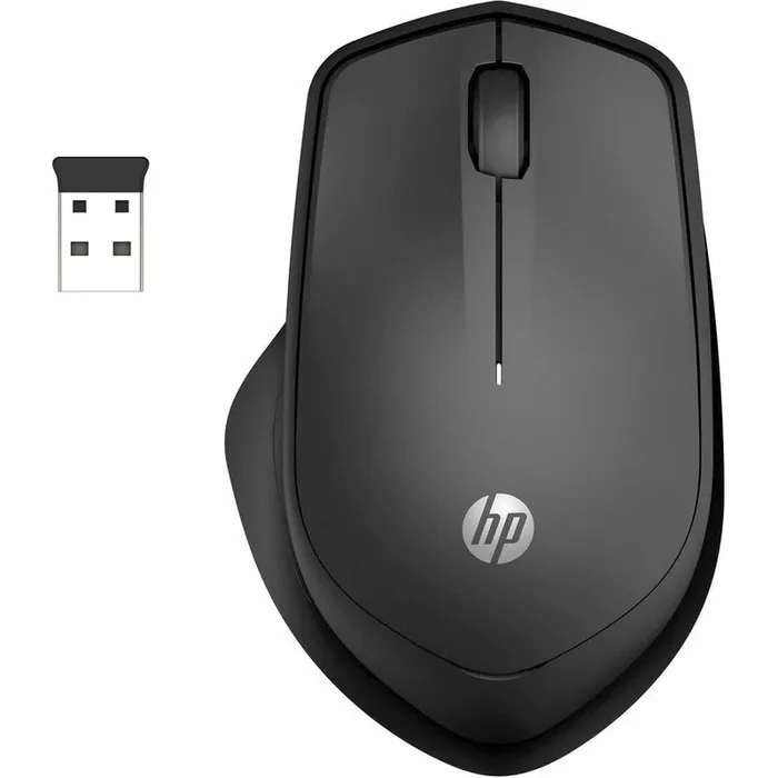 HP 280 Silent Wireless Mouse – Blue Optical – Wireless – Radio Frequency – 2.40 GHz –