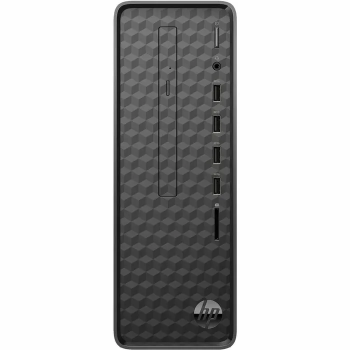 HP Slimline S01-aF2000i S01-aF2011 Desktop Computer – Intel Celeron J4025 Dual-core (2 Core) 2 GHz – 8 GB RAM DDR4 SDRAM – 256 GB M.2 PCI Express NVMe SSD – Mini-tower – Dark Black