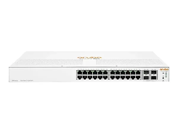 HPE Networking Instant On 1930 24G 4SFP/SFP+ Switch – Switch – L3 – managed – 24 x 10/100/1000 + 4 x 1 Gigabit / 10 Gigabit SFP+ – rack-mountable