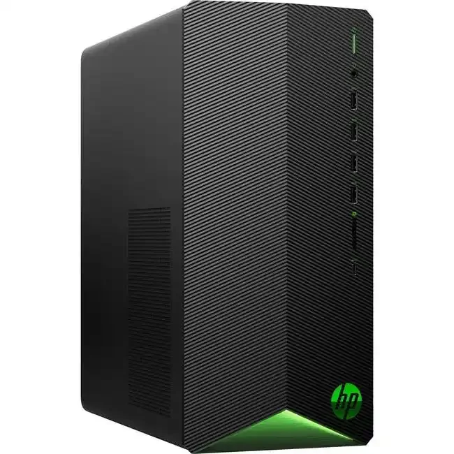 HPI SOURCING – NEW Pavilion Gaming TG01-2000a TG01-2130 Gaming Desktop Computer – AMD Ryzen 5 5600G Hexa-core (6 Core) 3.90 GHz – 8 GB RAM DDR4 SDRAM – 512 GB M.2 PCI Express NVMe SSD – Tower – Shadow Black, Acid Green 328S6AA ABA
