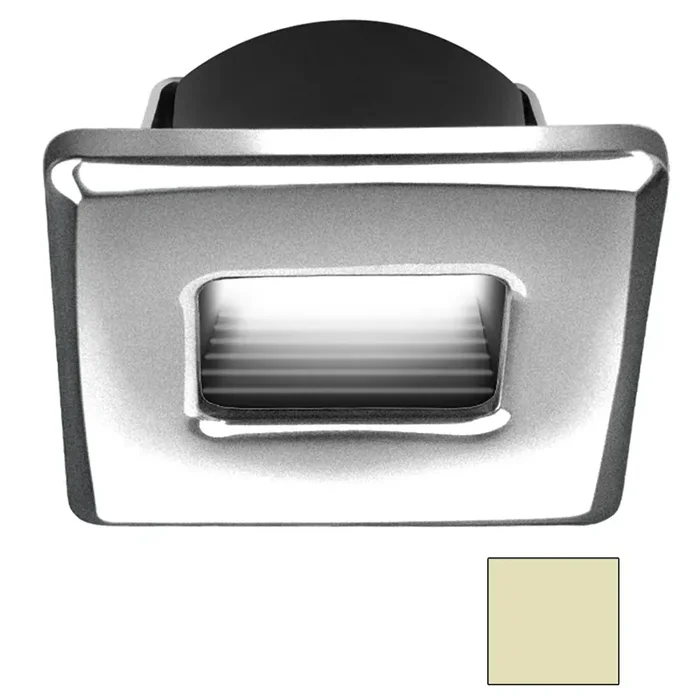 i2Systems Ember E1150Z Snap-In – Brushed Nickel – Square – Warm White Light