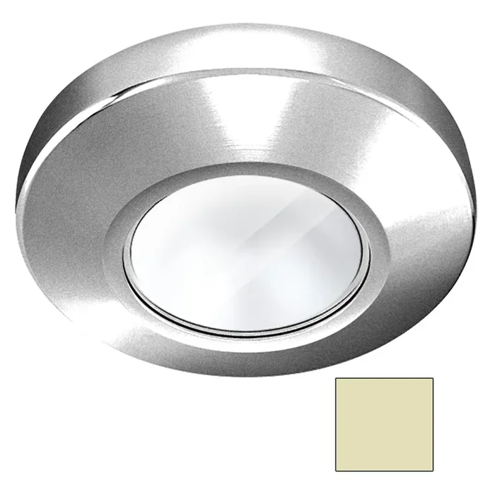 i2Systems Profile P1101 2.5W Surface Mount Light – Warm White – Brushed Nickel Finish