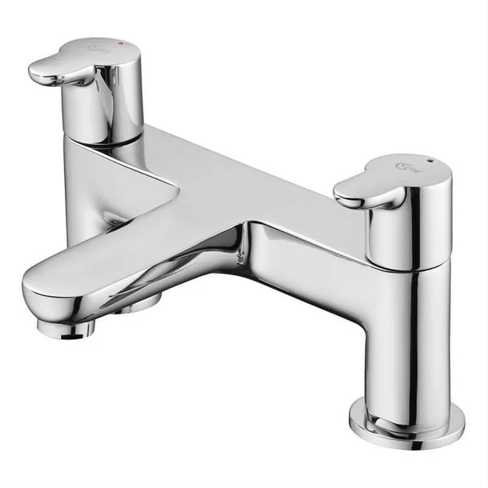 Ideal Standard Concept Blue Modern Chrome Bath Filler Tap has separate