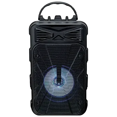 iLive Tailgate Party ISB202B Karaoke Speaker With Microphone And Carry Handle