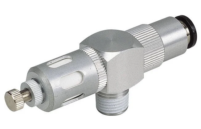 IN-10mm OUT-R1/4″ Needle Silencer Quick Exhaust Valve