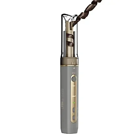 InfinitiPRO By Conair® Curl Secret Cordless Mini Auto Curler, Gray/Gold
