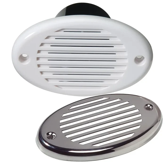 Innovative Lighting Marine Hidden Horn – White w/Stainless Steel Overlay