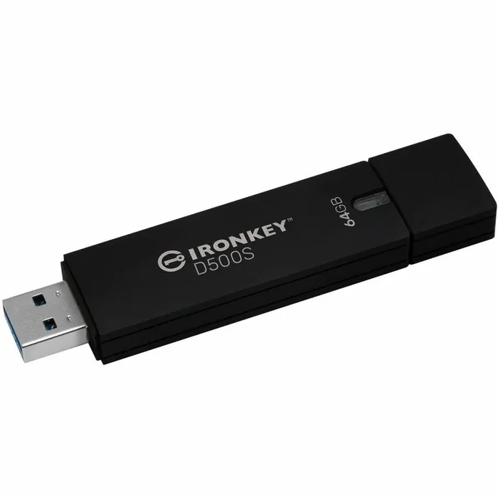 IronKey D500S 64GB USB 3.2 (Gen 1) Type A Flash Drive – 64 GB – USB 3.2 (Gen 1) Type A –
