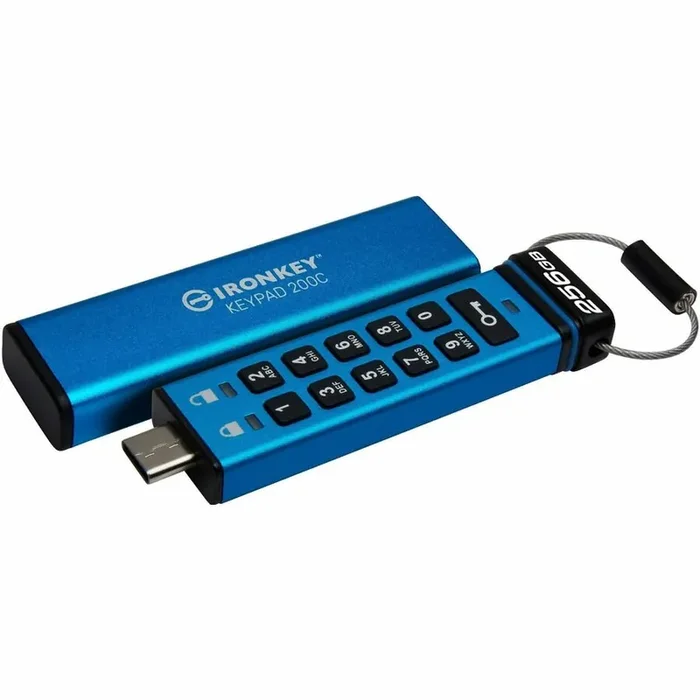 IronKey Keypad 200 256GB USB 3.2 (Gen 1) Type C Flash Drive – 256 GB – USB 3.2 (Gen 1)