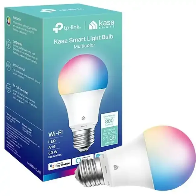 Kasa Smart Light Bulb, Multicolor