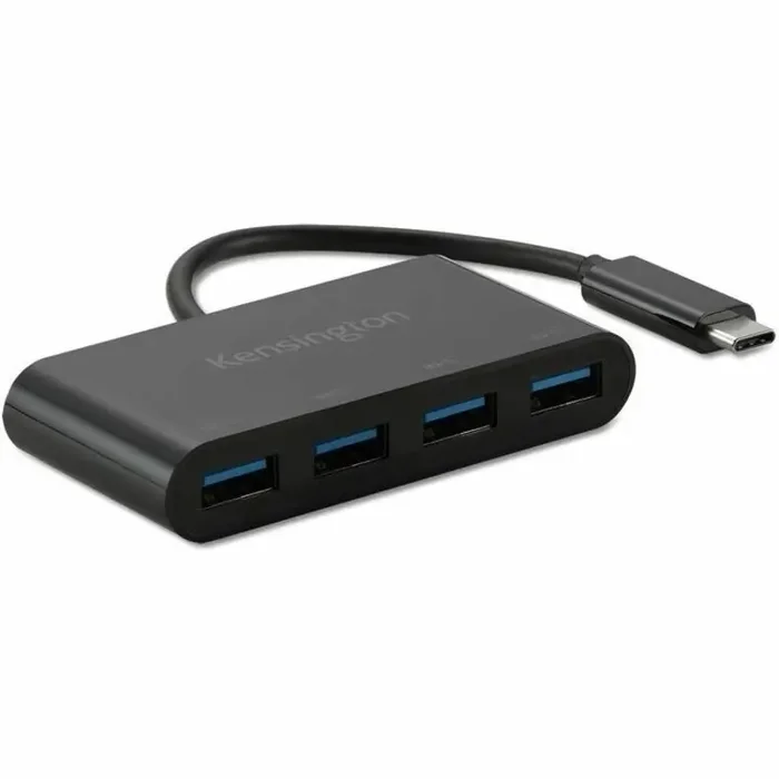 Kensington CH1200 USB-C 10Gbps 4-Port Hub – USB 3.2 Gen 2 (3.1 Gen 2) Type-C – External –