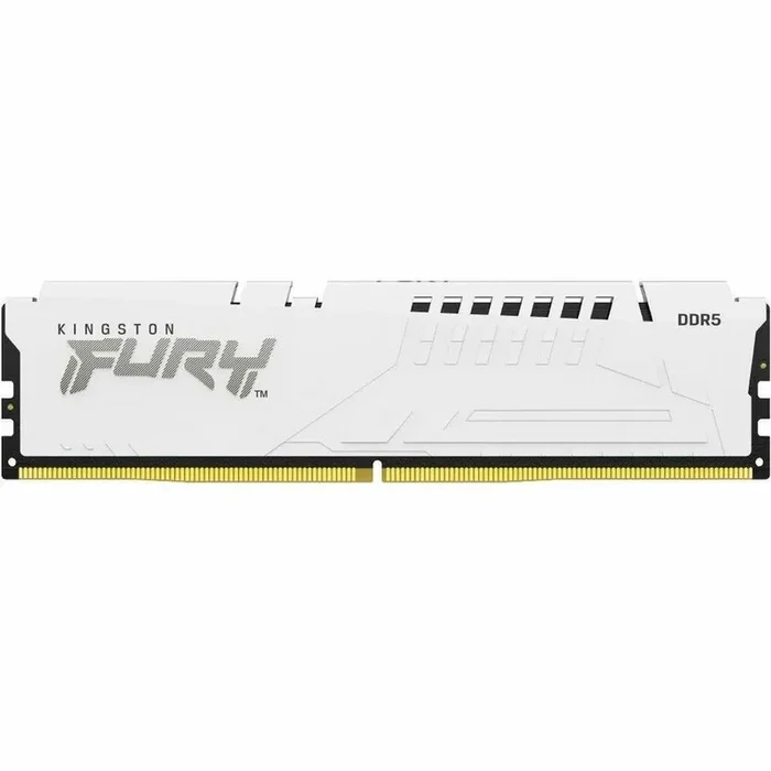 Kingston 64GB (4x16GB) DDR5 5600MT/s CL40 FURY Beast White XMP – For Motherboard – 64 GB