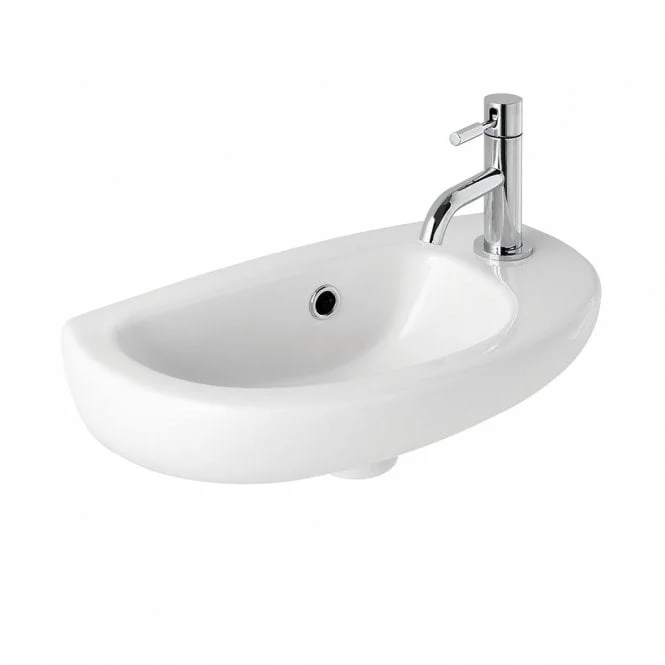 Kompact cloakroom basin 419×216 1TH RH
