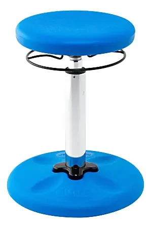 Kore Kids Adjustable Wobble Chair, 15-1/2″ to 21-1/2″H, Blue