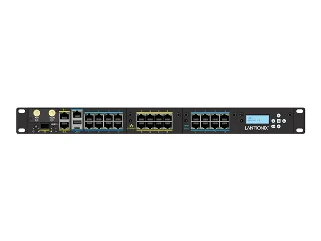 Lantronix 32-Port LM83X – 250 GB – Twisted Pair – 3 Total Expansion Slot(s) – 3 x Network