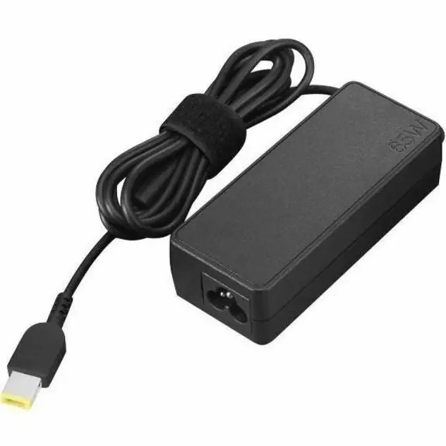 Lenovo ThinkCentre 65W AC Adapter (Slim Tip) – 65 W – 120 V AC 230 V AC Input – Black