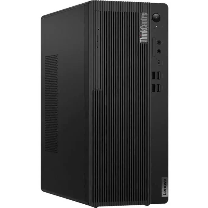 Lenovo ThinkCentre M80t Gen 3 11TE0008US Desktop Computer – Intel Core i7 12th Gen i7-12700 Dodeca-core (12 Core) 2.10 GHz – 16 GB RAM DDR5 SDRAM – Tower – Raven Black