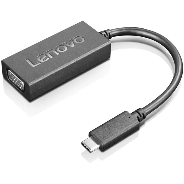 Lenovo USB-C to VGA Adapter – 1 Pack – Type C – 1 x VGA