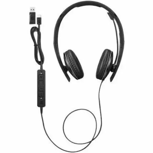 Lenovo Wired ANC Headset Gen 2 (Teams) – Stereo – USB Type C – Wired – 2.2 Kilo Ohm – 20