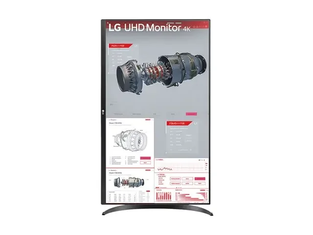 LG 32BR55U-B 32″ Class 4K UHD LCD Monitor – 16 9 – 31.5″ Viewable – Vertical Alignment