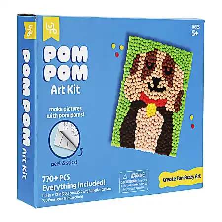 Little Yellow Bicycle® Dog Pom Art Kit