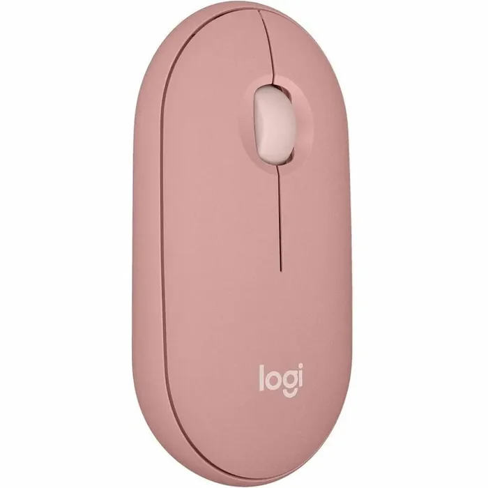 Logitech Pebble 2 M350s Mouse – Optical – Wireless – Bluetooth – Tonal Rose – 4000 dpi –