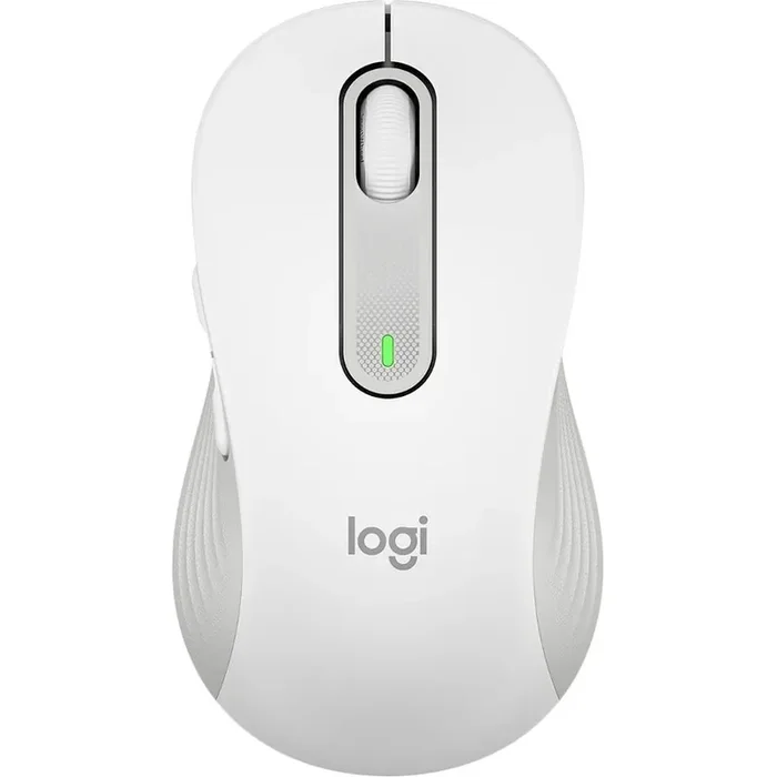 Logitech Signature M650 Mouse – Optical – Wireless – Bluetooth – Raw White – USB – 2000