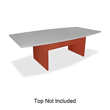 Lorell® 3-Leg Conference Table Base, For 8‘W Top, Cherry