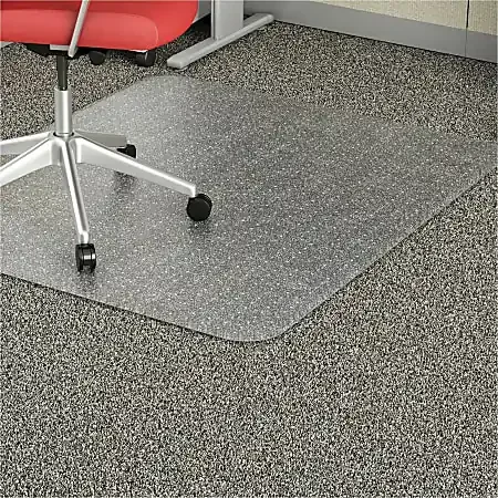 Lorell® Economy Studded Chair Mat, 46″ x 60″
