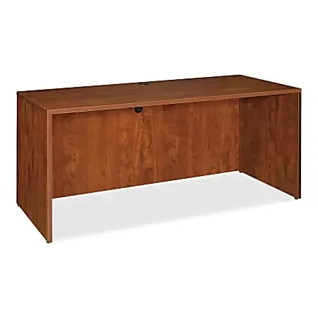 Lorell® Essentials 72″W Computer Desk Credenza, Cherry
