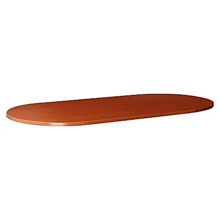 Lorell® Essentials Conference Oval Table Top, 2-Piece, 96″W, Cherry