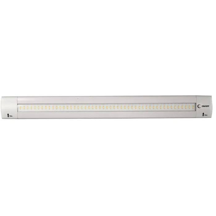 Lunasea 12″ Adjustable Angle LED Light Bar – w/Push Button Switch – 12VDC – Warm White