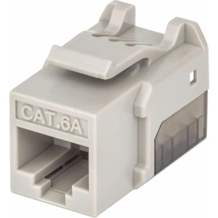 Manhattan FastPunch Cat6a Keystone Jack – 1 x RJ-45 Keystone Female