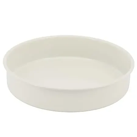 Martha Stewart Everyday Color Bake Carbon Steel Nonstick Round Cake Pan, 8”, Linen