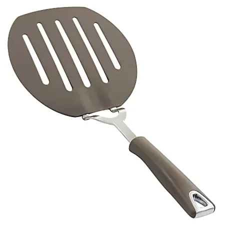 Martha Stewart Slotted Spatula, Taupe