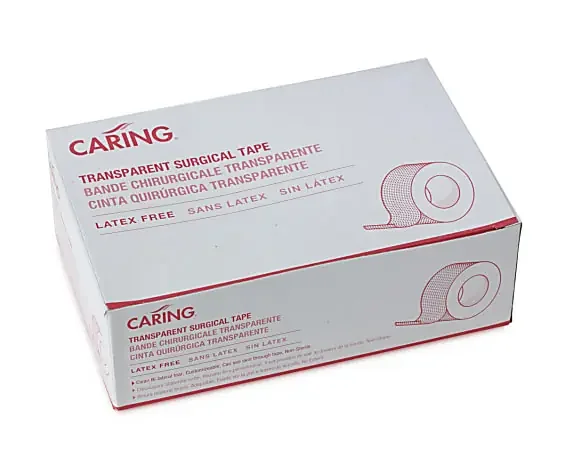 Medline Caring Adhesive Tape, 2″ x 10 Yd., Transparent, Pack Of 6