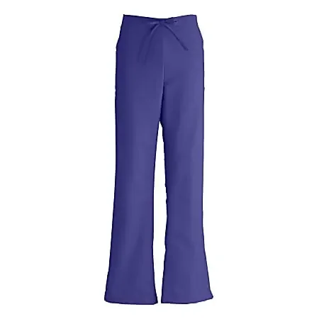 Medline ComfortEase™ Ladies‘ Modern-Fit Cargo Scrub Pants, 2X, Purple