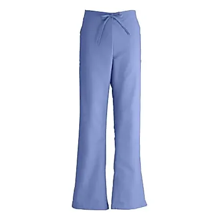 Medline ComfortEase™ Ladies‘ Modern-Fit Cargo Scrub Pants, X-Large, Ceil Blue