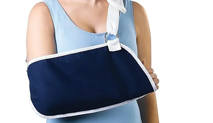 Medline Deep Pocket Arm Sling, Medium, Dark Blue