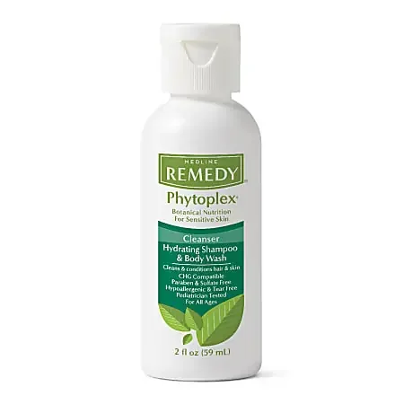 Medline Remedy Phytoplex Vanilla Hydrating Cleansing Gel, 2 Oz, Case Of 96