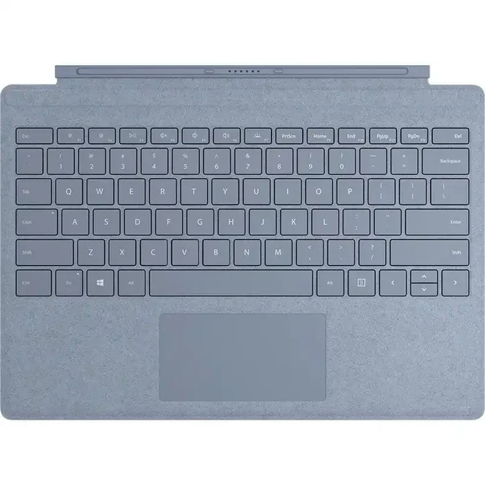 Microsoft Signature Type Cover Keyboard/Cover Case Microsoft Surface Pro (5th Gen), Surface Pro 3, Surface Pro 4, Surface Pro 6, Surface Pro 7 Tablet – Ice Blue