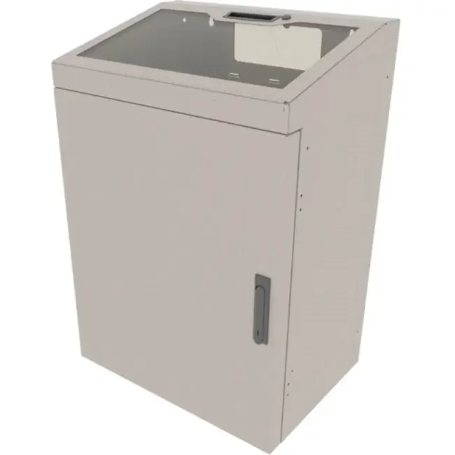 Middle Atlantic 6RU Low-Profile Wall Rack with Plexi Top – Putty VWM-PD-6-36K-PW