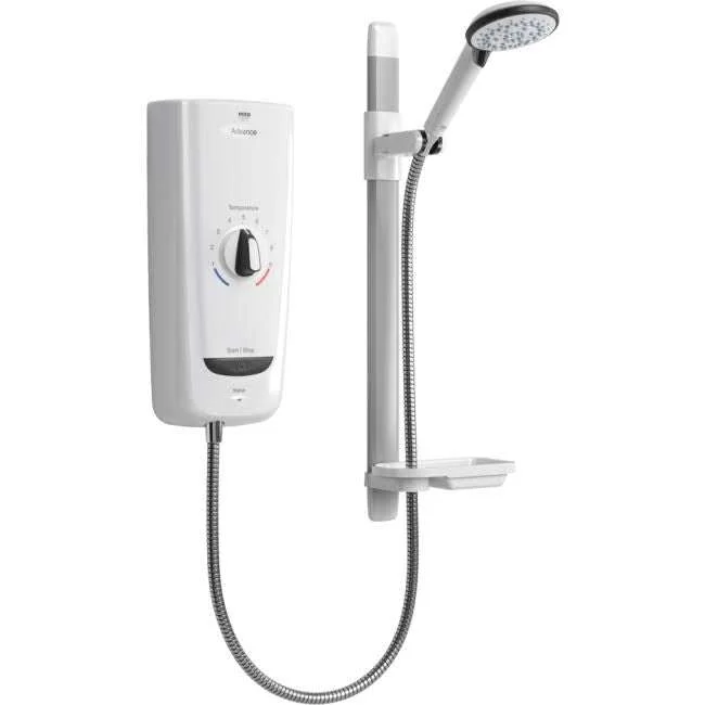Mira Advance 9.8kW Thermostatic Electric Shower – White – 1.1785.002