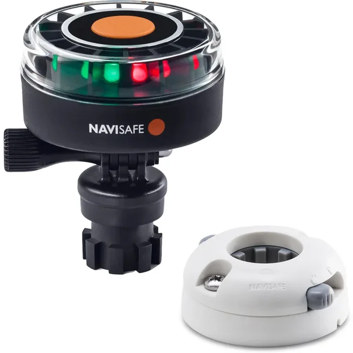 Navisafe Navilight 2NM Tricolor w/Navimount Base & Horizontal Mount – White