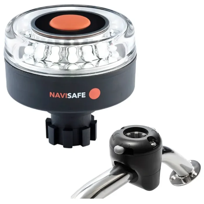 Navisafe Navilight 360° 2NM w/Navibolt Base & Rail Mount – Black