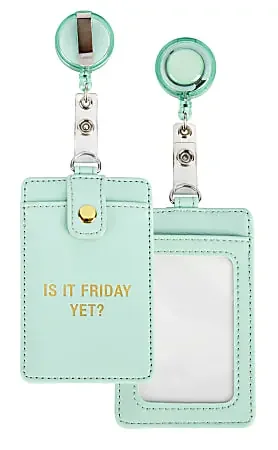 Office Depot® Brand Badge Holder, 2 13/16″ x 4 7/16″, Teal