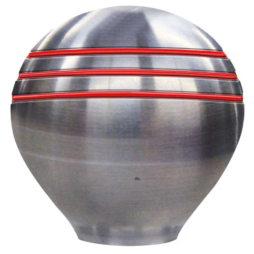 Ongaro Throttle Knob – 1-1/2″ – Red Grooves [50020]