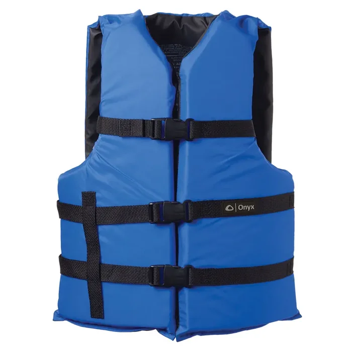 Onyx Nylon General Purpose Life Jacket – Adult Oversize – Blue