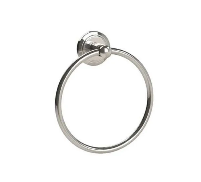 Oslo Towel Ring – Polished Nickel