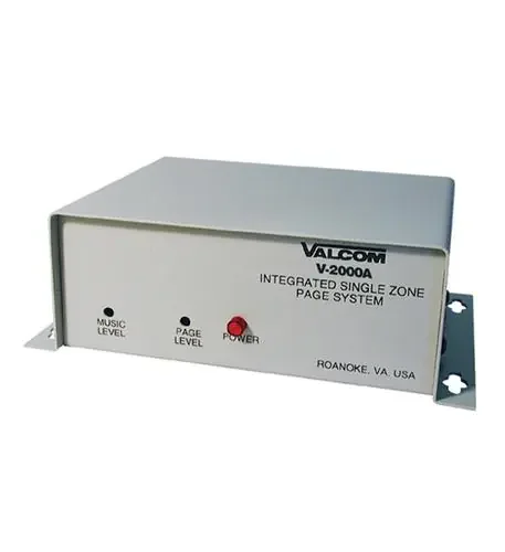 Page Control – 1 Zone 1Way VC-V-2000A